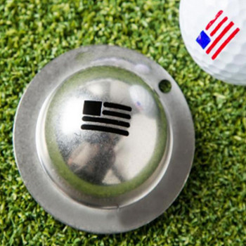 Маркер за линии за голф Анти-ръжда Голф Scribe Метална маркировка Маркер за чертане на топка за голф за многократна употреба