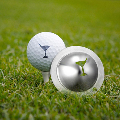 Маркер за линии за голф Анти-ръжда Голф Scribe Метална маркировка Маркер за чертане на топка за голф за многократна употреба