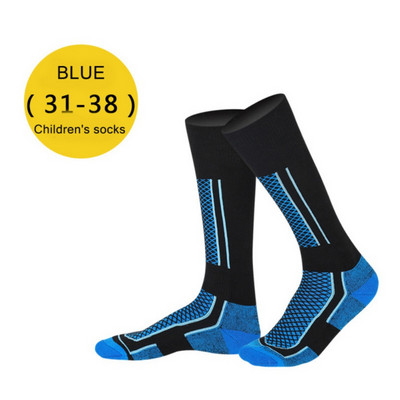 Children football Ski Socks Winter Thermal Cotton Thicken  Socks Cycling Skiing Hiking Stocking Socks Leg Warmer