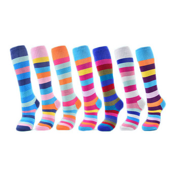 7 цвята Детски ски чорапи Дебели топли дълги дамски зимни термо чорапи Момчета Момичета Спортни чорапи за сняг Ролкови кънки Сноуборд