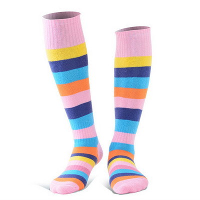 Șosete de schi pentru copii, 7 culori, groși, călduroase, lungi, femei, șosete termice de iarnă, băieți, fete, șosete sport pe zăpadă, patinaj cu rotile, snowboarding