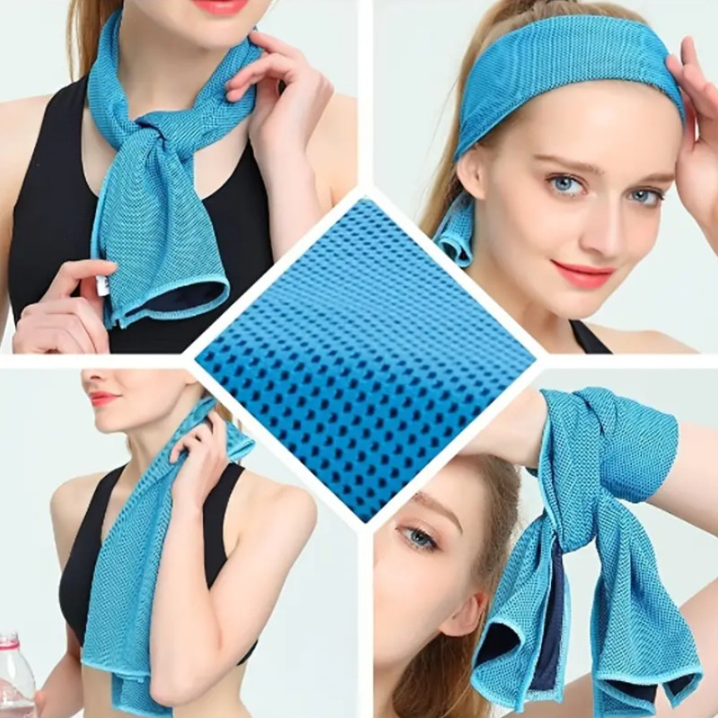 2db Férfi női gyorsan száradó sporttörülköző multifunkcionális utazási úszás jóga törölköző ultra puha könnyű, szuper nedvszívó golfkendő