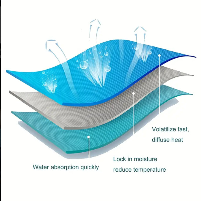 2db Férfi női gyorsan száradó sporttörülköző multifunkcionális utazási úszás jóga törölköző ultra puha könnyű, szuper nedvszívó golfkendő