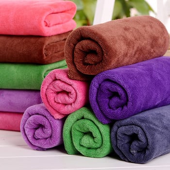 Microfiber Quick Dry Swim Sport Πετσέτα μπάνιου Fast Drying Hair Salon Barber Towel Sweat Ατμόλουτρο Απορροφητικές πετσέτες 35X75cm