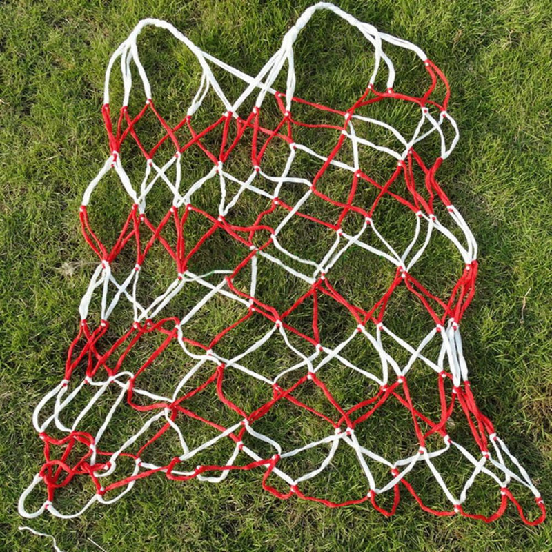 1 gab. Futbola tīkla soma Neilona drosmīga glabāšanas soma ar vienu bumbu pārnēsāšanai, pārnēsājams aprīkojums āra sportam futbols basketbola volejbola soma