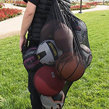 1 бр. Спортна чанта на открито с голям капацитет Мрежести чанти за съхранение на басейн Футболна баскетболна мрежа Играчки Плувки Топки Органайзер за плаж Горещи