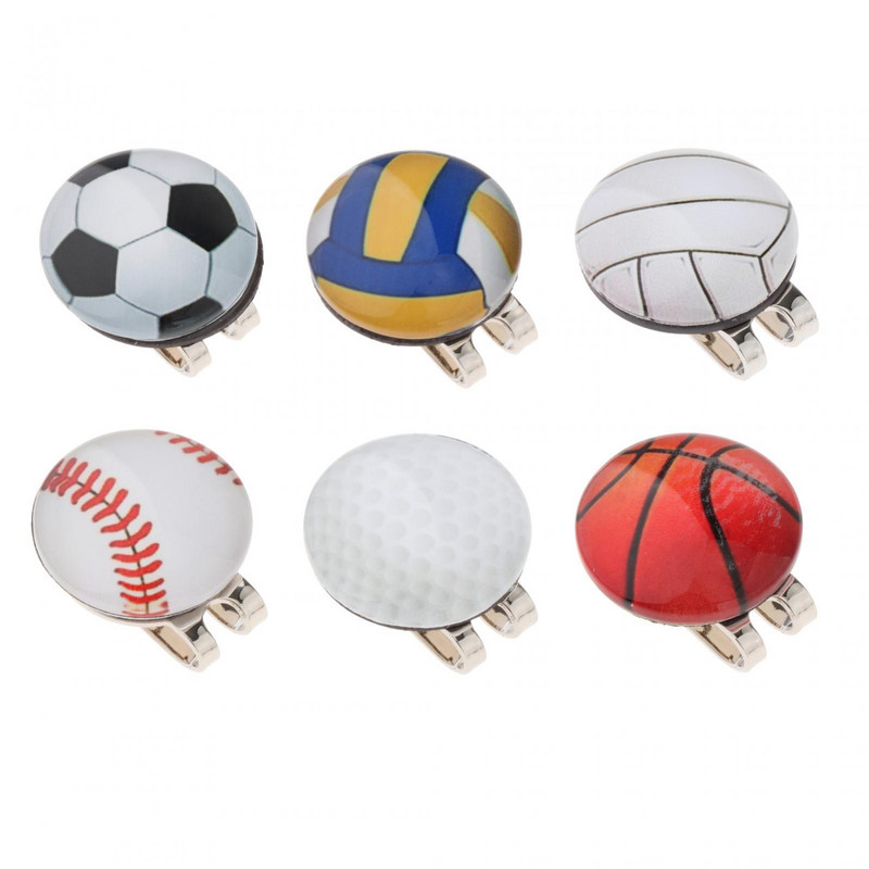 Golfo kamuoliukų žymeklis Golfo kepuraitės spaustukas Creative Golf Training Equipment Hat Clip
