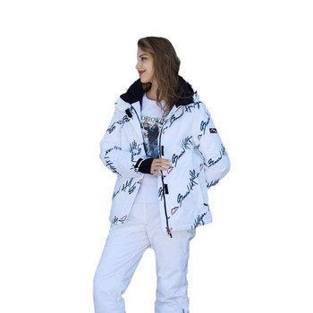 Γυναικεία στολή σκι μονή σανίδα και διπλή ορειβατική ορειβασία υπαίθριο σκι αδιάβροχη και ζεστή