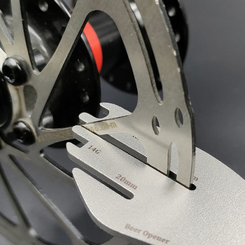 Инструменти за подравняване на ротора на дисковата спирачка за MTB велосипед Планински велосипед Корекция на корекция на диска за планински велосипед Гаечен ключ Инструмент от неръждаема стомана