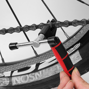 Преносим инструмент за премахване на вериги за велосипеди Инструмент за разделяне на връзки за велосипеди Шосеен велосипед MTB Резачка за вериги Инструмент за ремонт на колоездене Аксесоари