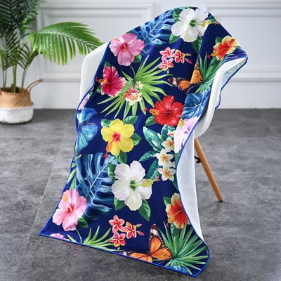 1 τεμ. Big Beach Towels Microfiber Πετσέτες παραλίας Quick Dry Towel Sand Cloud Beach Towels Aldults Πετσέτες πισίνας για ταξιδιωτικούς κολυμβητές