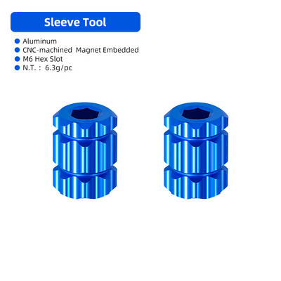 Συμπαγές Εργαλείο καπακιού στροφάλου ποδηλάτου, κατεργασμένο με CNC, ανοδιωμένο κράμα, χιτώνιο σε σχήμα δαμάσκηνου Γενική επισκευή Εγκατάσταση Tackle MTB Road Bike Service