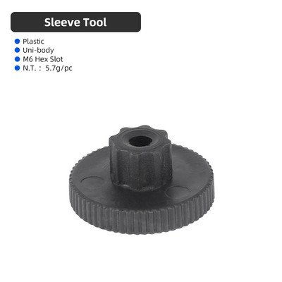 Συμπαγές Εργαλείο καπακιού στροφάλου ποδηλάτου, κατεργασμένο με CNC, ανοδιωμένο κράμα, χιτώνιο σε σχήμα δαμάσκηνου Γενική επισκευή Εγκατάσταση Tackle MTB Road Bike Service