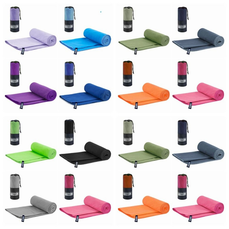 Mikrokiust kiirkuivatav rätik Fit-Flip Ultrafine Fiber Quick-Dry Yoga Fitness Rätik Kahepoolne Velvet 40*80cm jooga