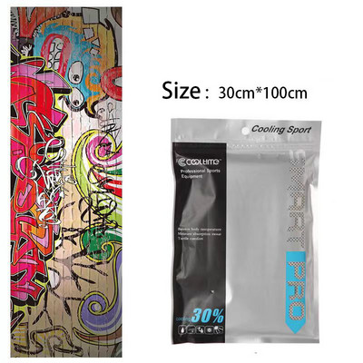 100x30CM Aušinamasis rankšluostis Mikropluošto plaukų rankšluostis Sporto salės rankšluosčiai Greitai Džiūva Paplūdimyje Sportas Kietas ledo audinys Laipiojimas Vyras Žygiai Plaukimas