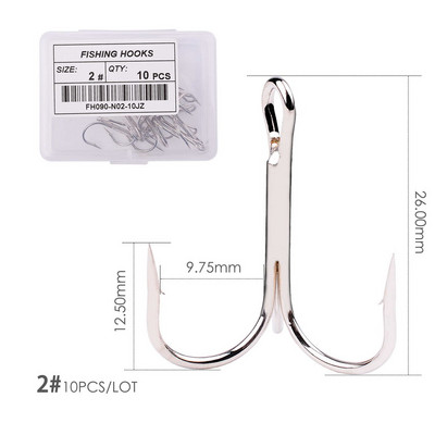 10 ΤΕΜ/κιβώτιο Λευκά ακονισμένα πρίμα για ψάρεμα Αξεσουάρ εργαλεία ψαρέματος