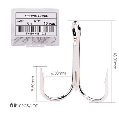 10 ΤΕΜ/κιβώτιο Λευκά ακονισμένα πρίμα για ψάρεμα Αξεσουάρ εργαλεία ψαρέματος