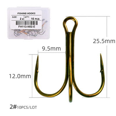 10 ΤΕΜ/κιβώτιο Λευκά ακονισμένα πρίμα για ψάρεμα Αξεσουάρ εργαλεία ψαρέματος