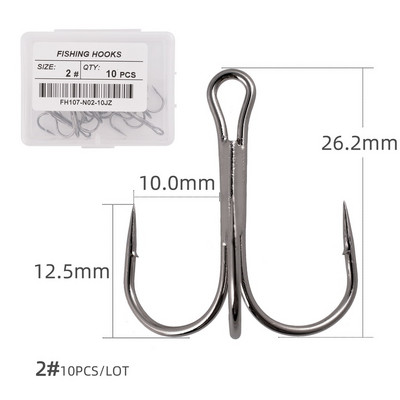 10 ΤΕΜ/κιβώτιο Λευκά ακονισμένα πρίμα για ψάρεμα Αξεσουάρ εργαλεία ψαρέματος