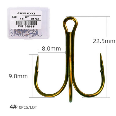 10 ΤΕΜ/κιβώτιο Λευκά ακονισμένα πρίμα για ψάρεμα Αξεσουάρ εργαλεία ψαρέματος