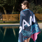 SANTO Kiiresti kuivav rannavannirätik Mikrofiibrist Magic Soft Lint Keskkonnasõbralik riidest Telkimine Mugav matkaujumine 4 värvi