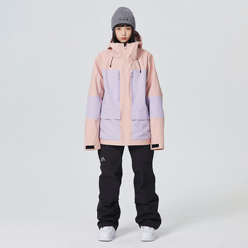 Γυναικεία ανδρικά μπουφάν για Snowboard Ski Winter Outdoor Ζεστά αδιάβροχα γυναικεία ρούχα χιονιού Νέο κέλυφος σκι αδιάβροχα αντιανεμικά μπλουζάκια για σκι