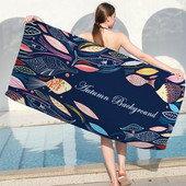 Vannirätik kiiresti kuivav duširätikud, basseini imav rätik