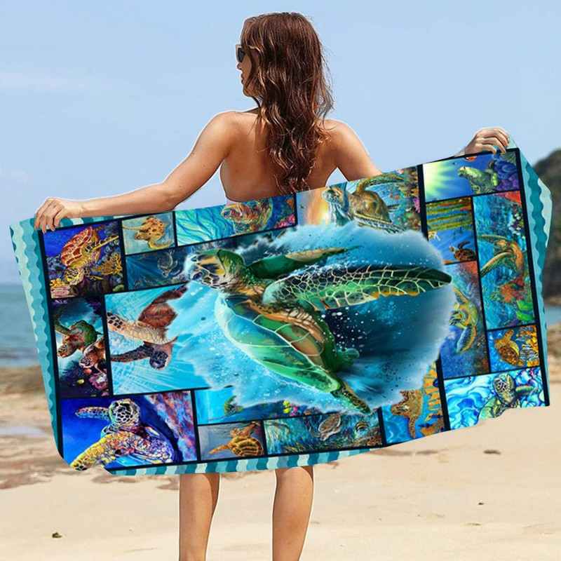 Vannirätik kiiresti kuivav duširätikud, basseini imav rätik