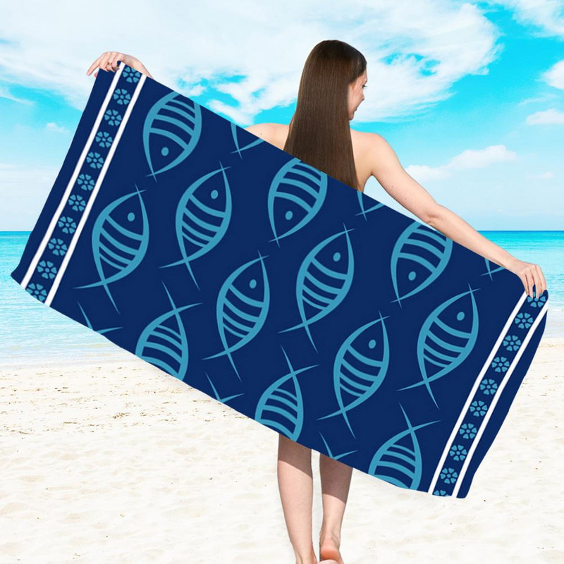 Vannirätik kiiresti kuivav duširätikud, basseini imav rätik