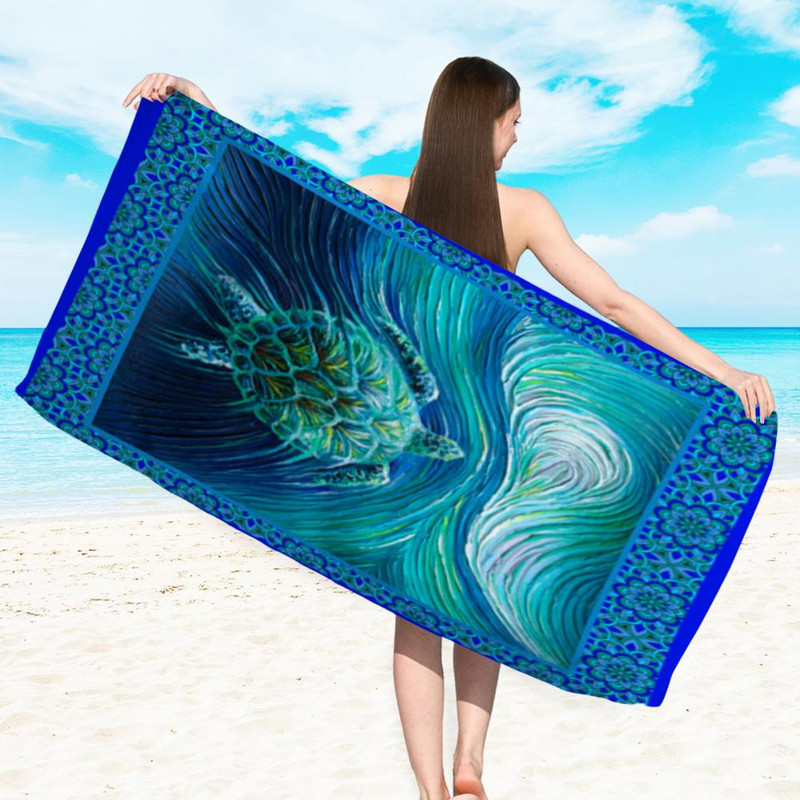 Vannirätik kiiresti kuivav duširätikud, basseini imav rätik