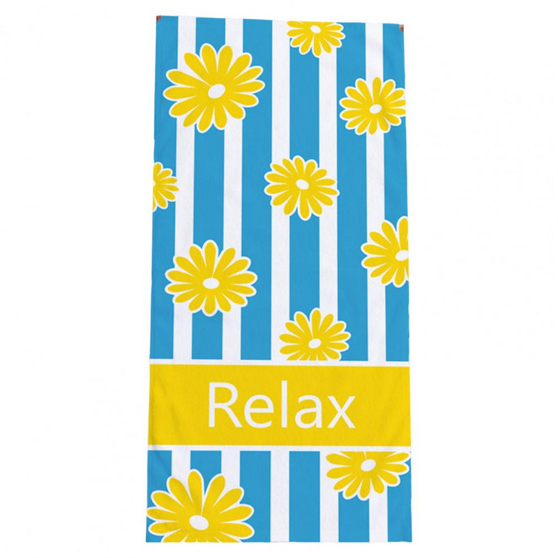 Korisni ručnik za kupanje svijetlih boja ručnik za tuširanje sklopivi višenamjenski ručnik za bazen s printom crtanih filmova