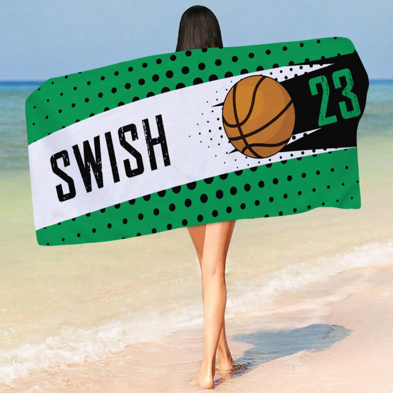 Korisni ručnik za kupanje svijetlih boja ručnik za tuširanje sklopivi višenamjenski ručnik za bazen s printom crtanih filmova