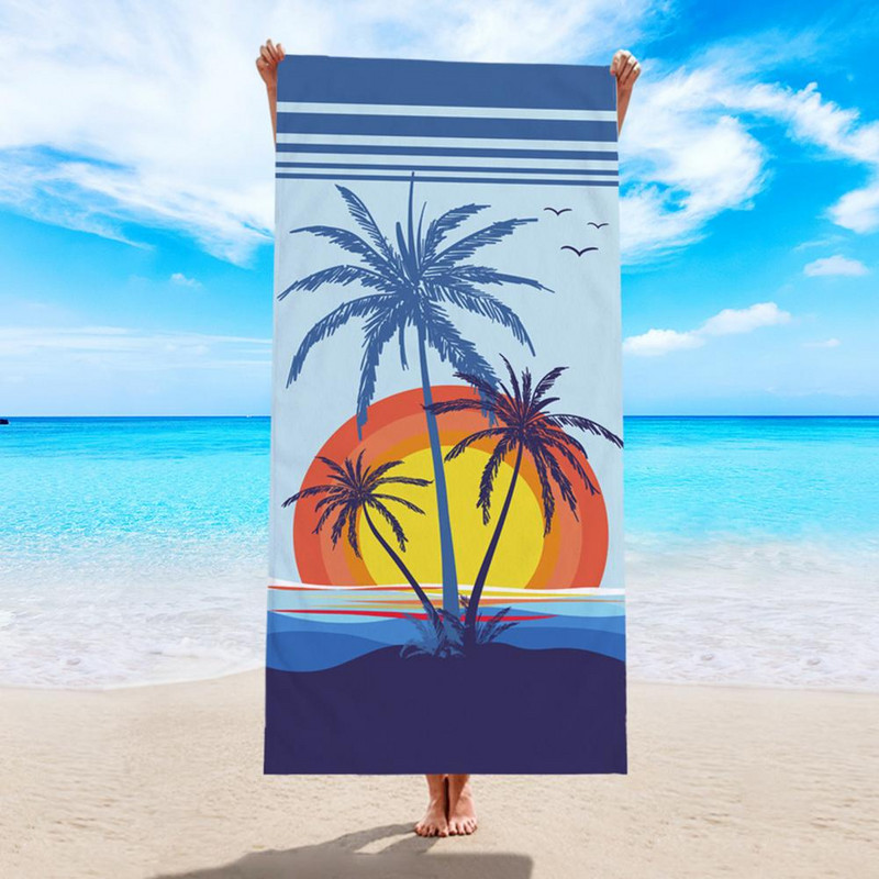 Korisni ručnik za kupanje svijetlih boja ručnik za tuširanje sklopivi višenamjenski ručnik za bazen s printom crtanih filmova