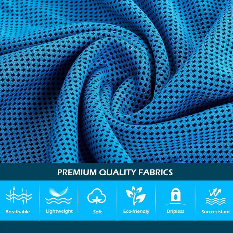 Mikrofiibrist spordirätik Kiirelt jahutav jää näorätik Kiire rannarätikud Suvised ja koheselt jahutavad käterätikud fitnessjooga jaoks