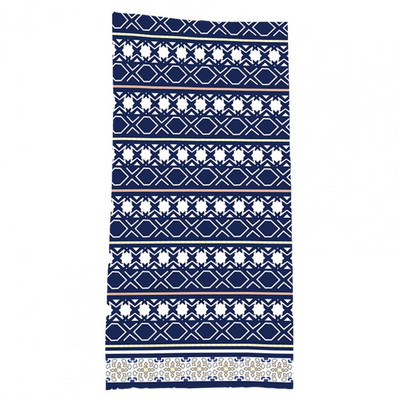 Matkarätik hõlpsasti kaasaskantav vannirätik 150x75cm geomeetrilise mustriga SPA vannirätik