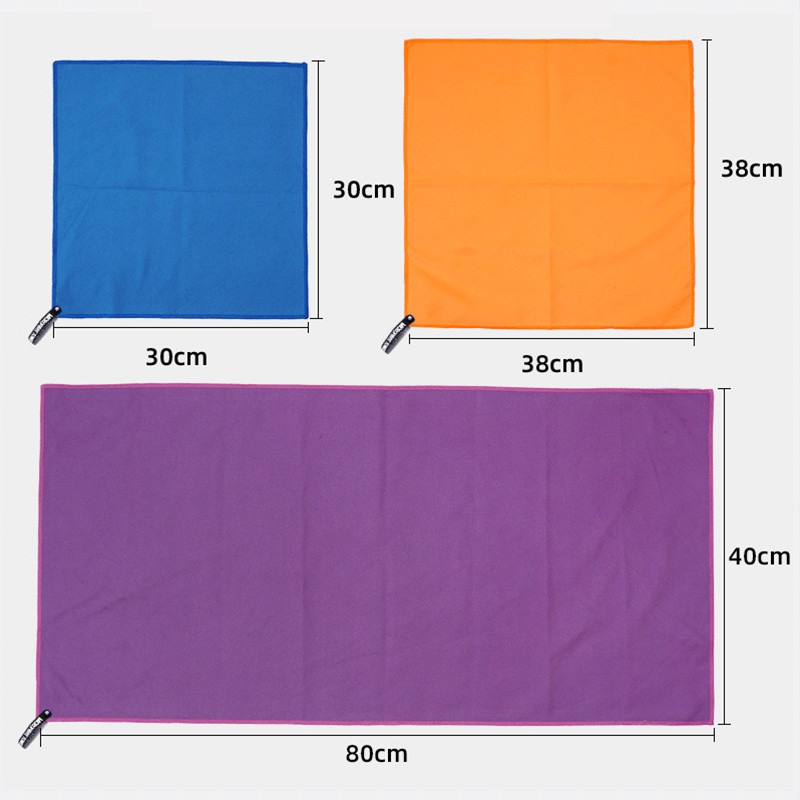 Φορητή υπερελαφριά απορροφητική μεγάλη πετσέτα για πισίνα Γυμναστήριο Γυμναστήριο Γυμναστήριο Yoga Beach Sports Microfiber Quick Dry Pocket Pocket