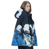 Jaqueta De Neve Férfi és Női Téli Szélálló Vízálló Meleg Vastag Anorák Furnér Double Board Snowboard Kabátok