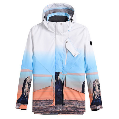 Jaqueta De Neve Férfi és Női Téli Szélálló Vízálló Meleg Vastag Anorák Furnér Double Board Snowboard Kabátok