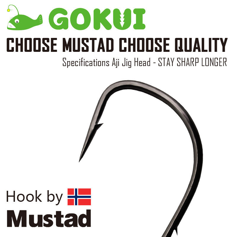 10 komada Finesse Aji Jig glave s Mustad udicom Mini mamac s udicom za pecanje Finess Hook Dodaci za pecanje pastrva Mamac za ribolov