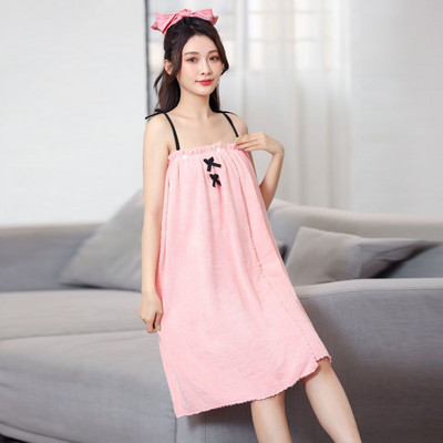 Korall bársony hordható fürdőlepedő nedvszívó strandtörölközők légáteresztő gyorsan száradó komfort törölköző fürdőszobai gyógyfürdő szauna heveder fürdőruha