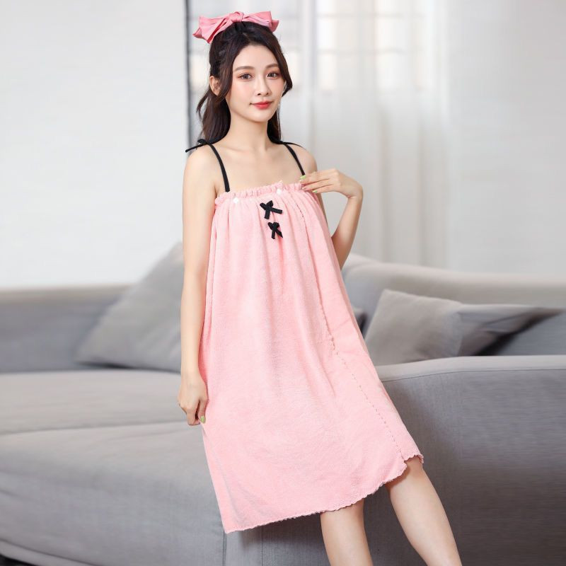 Korall bársony hordható fürdőlepedő nedvszívó strandtörölközők légáteresztő gyorsan száradó komfort törölköző fürdőszobai gyógyfürdő szauna heveder fürdőruha