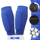 1Pcs Soccer Shin Guards Shin Pads για Παιδιά, Νέοι Ενήλικες, μανίκι συμπίεσης γάμπας με κηρήθρα, υποστήριξη για νάρθηκα κνήμης