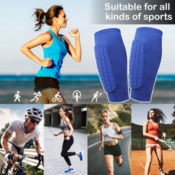 1Pcs Soccer Shin Guards Shin Pads για Παιδιά, Νέοι Ενήλικες, μανίκι συμπίεσης γάμπας με κηρήθρα, υποστήριξη για νάρθηκα κνήμης