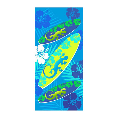 Μικροΐνες Quick Dry Πετσέτα παραλίας Hawaii Tropic Coconut Trees Πολύχρωμη εκτύπωση Swimming Gym Sport Washcloth Καλοκαιρινή κουβέρτα διακοπών