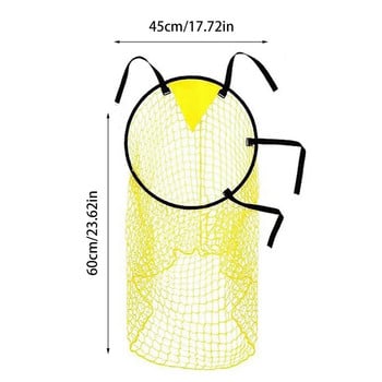 Кошчета за стрелба за футболни тренировки Мрежа за прицелване в мишена Футболно оборудване за начинаещи Младежки ритници Тренировъчно оборудване Чанта за съхранение на голове Topshot