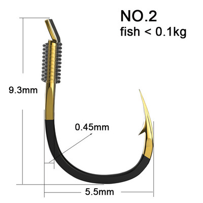 20 tk õngekonksude komplekt volframist terasest ühe konksuga õngekonksud.