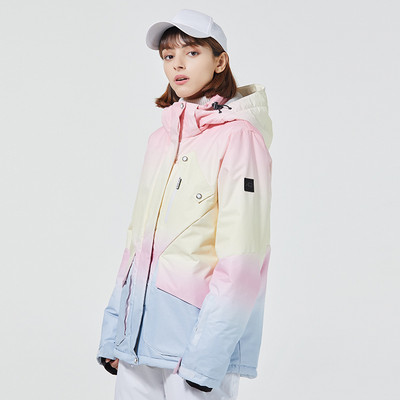 Suusajope Naiste topp välispordiks lumelauajoped Paksud soojad kombinesoonid tuulekindlad soojad talveriided suusakostüümid kapuutsiga topid