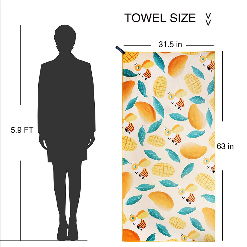 Kerged üliimavad ja kompaktsed kiiresti kuivavad matkarätikud ujumiseks matkamiseks jõusaali joogasse