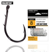 nokk Konks kahekordse söödahoidjaga ogadega 12 tk / palju sööta Suure süsinikusisaldusega terasest Chimical Sharpen okastkonksud