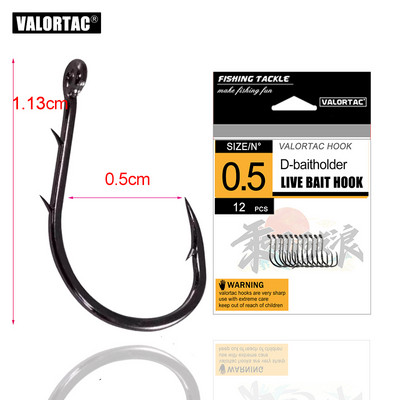 nokk Konks kahekordse söödahoidjaga ogadega 12 tk / palju sööta Suure süsinikusisaldusega terasest Chimical Sharpen okastkonksud